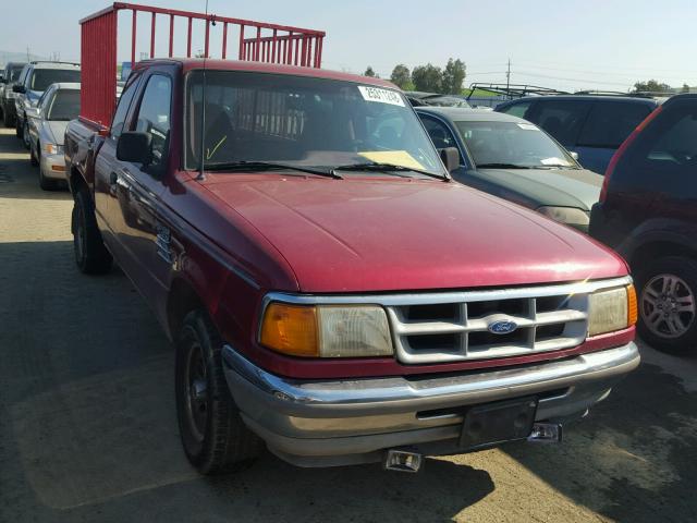 1FTCR14X7PPB27250 - 1993 FORD RANGER SUP RED photo 1
