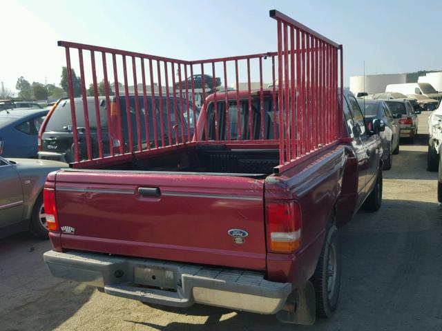 1FTCR14X7PPB27250 - 1993 FORD RANGER SUP RED photo 4