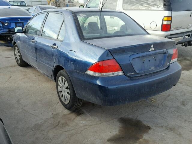 JA3AJ26E57U017023 - 2007 MITSUBISHI LANCER ES BLUE photo 3