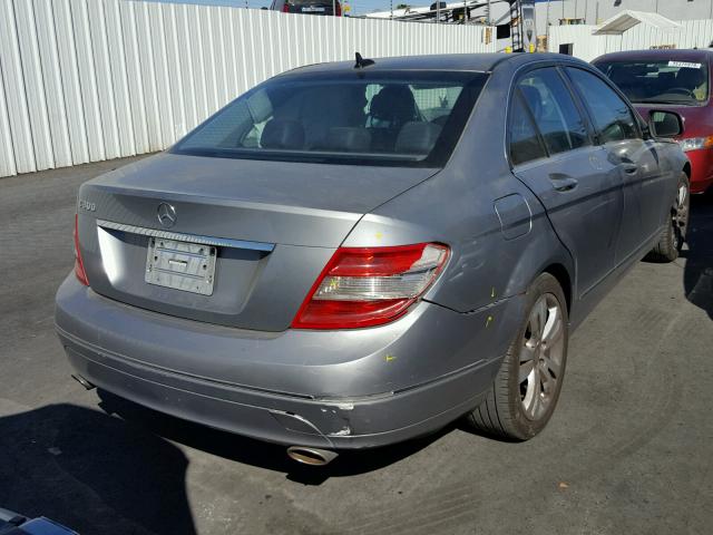 WDDGF54X08F058853 - 2008 MERCEDES-BENZ C 300 GRAY photo 4