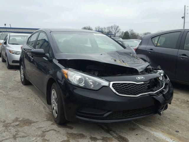 KNAFK4A69E5184876 - 2014 KIA FORTE LX BLACK photo 1