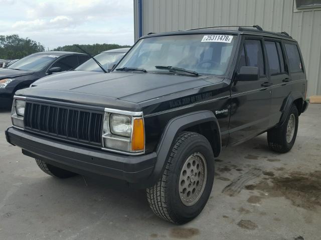 1J4FT28S6NL154764 - 1992 JEEP CHEROKEE BLACK photo 2