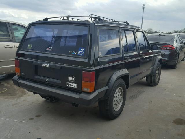 1J4FT28S6NL154764 - 1992 JEEP CHEROKEE BLACK photo 4