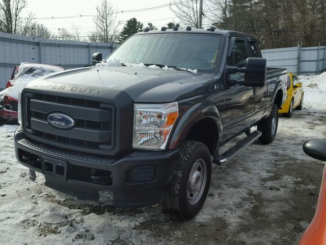 1FT7X2B61GEC78023 - 2016 FORD F250 SUPER GRAY photo 2