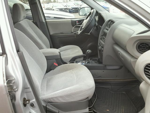 KM8SC13D35U947114 - 2005 HYUNDAI SANTA FE G SILVER photo 5