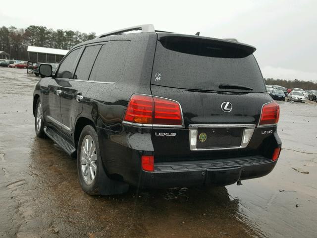 JTJHY00W594021834 - 2009 LEXUS LX 570 BLACK photo 3