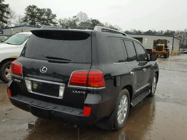 JTJHY00W594021834 - 2009 LEXUS LX 570 BLACK photo 4