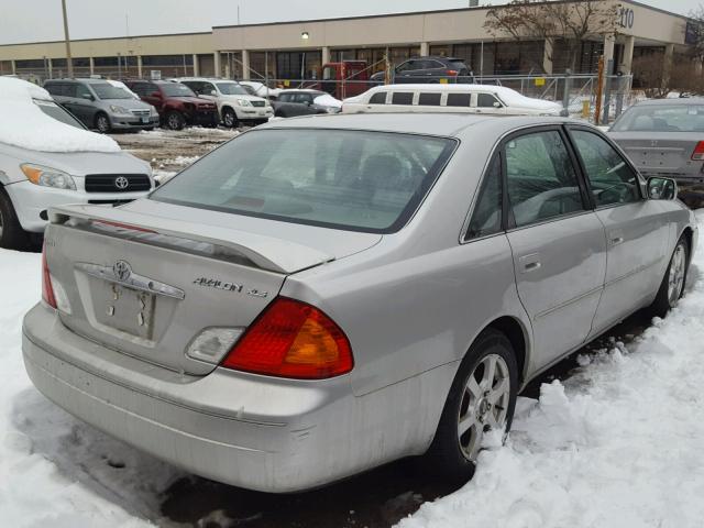 4T1BF28B81U189995 - 2001 TOYOTA AVALON XL SILVER photo 4