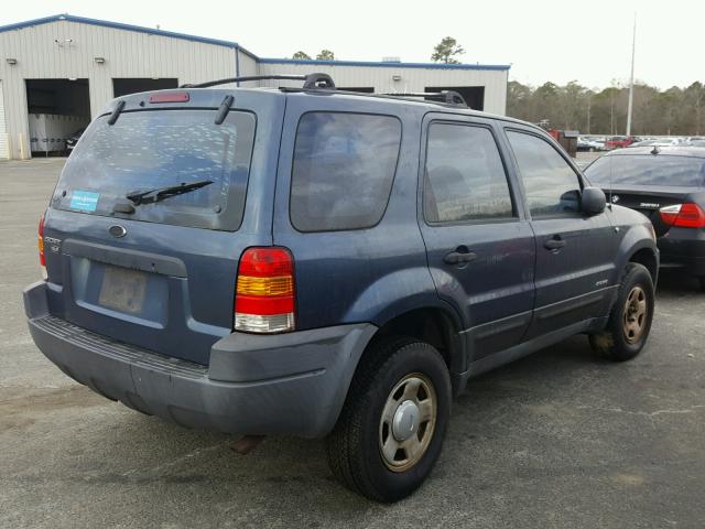 1FMYU01111KF61629 - 2001 FORD ESCAPE XLS BLUE photo 4