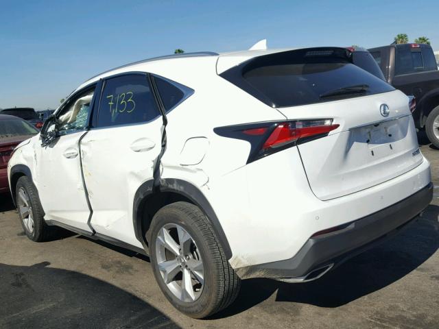 JTJYARBZ7H2063917 - 2017 LEXUS NX 200T WHITE photo 3