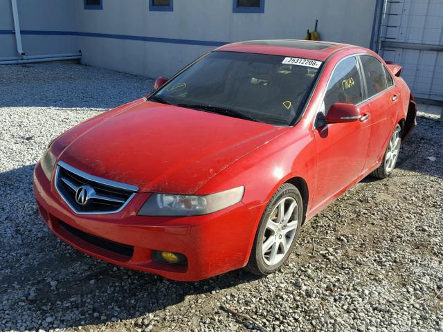 JH4CL96805C016130 - 2005 ACURA TSX RED photo 2