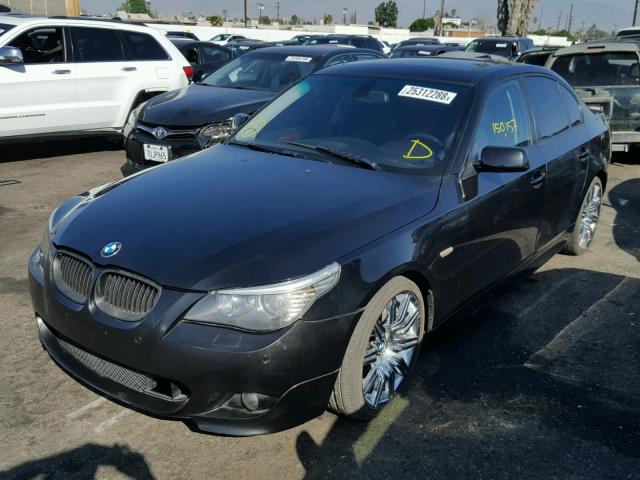 WBANW53548CT49534 - 2008 BMW 550 I BLACK photo 2