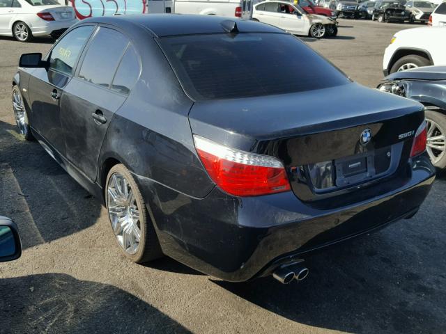 WBANW53548CT49534 - 2008 BMW 550 I BLACK photo 3