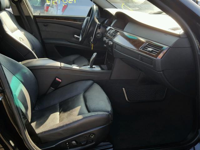 WBANW53548CT49534 - 2008 BMW 550 I BLACK photo 5