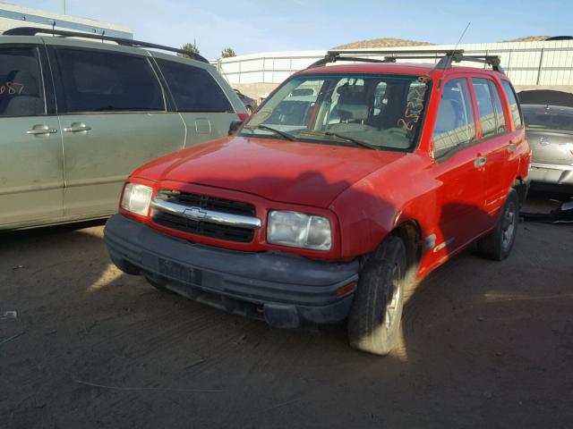 2CNBJ13C5X6915750 - 1999 CHEVROLET TRACKER RED photo 2