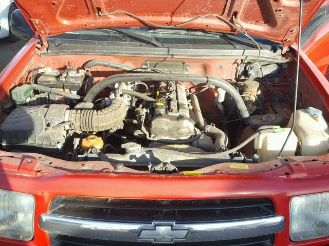 2CNBJ13C5X6915750 - 1999 CHEVROLET TRACKER RED photo 7