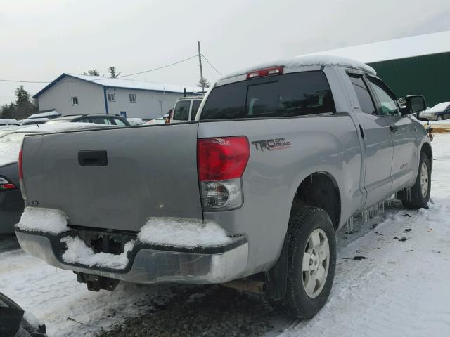 5TBBT54127S453357 - 2007 TOYOTA TUNDRA DOU SILVER photo 4