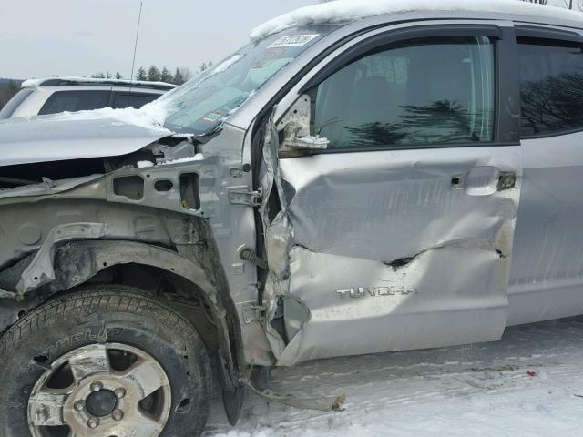 5TBBT54127S453357 - 2007 TOYOTA TUNDRA DOU SILVER photo 9