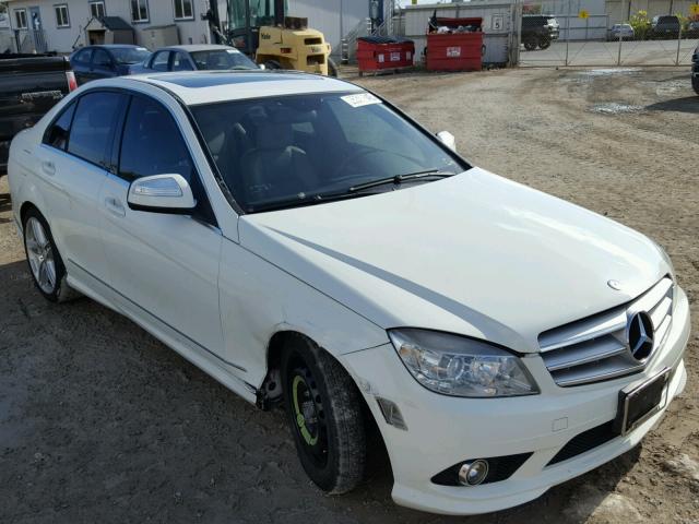 WDDGF54X29R068462 - 2009 MERCEDES-BENZ C 300 WHITE photo 1