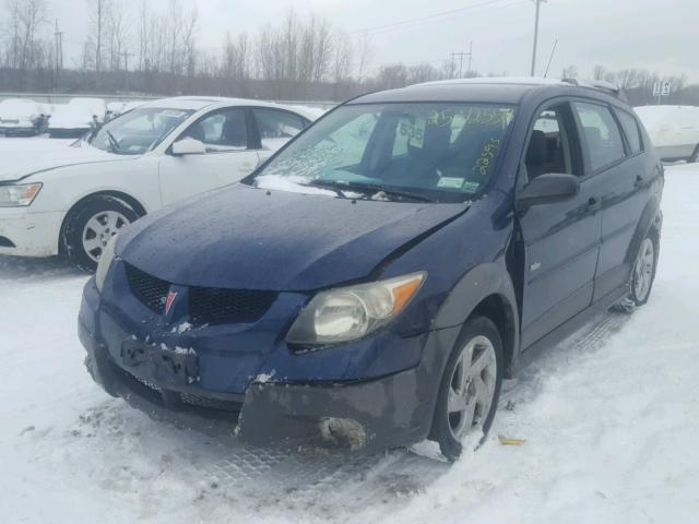 5Y2SL62854Z449066 - 2004 PONTIAC VIBE BLUE photo 2