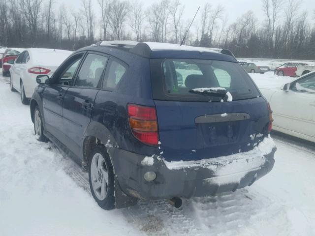 5Y2SL62854Z449066 - 2004 PONTIAC VIBE BLUE photo 3