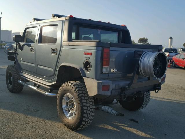 5GRGN22U35H107417 - 2005 HUMMER H2 SUT TEAL photo 3