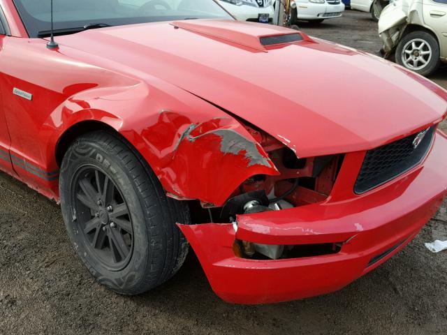 1ZVFT80N975312808 - 2007 FORD MUSTANG RED photo 9