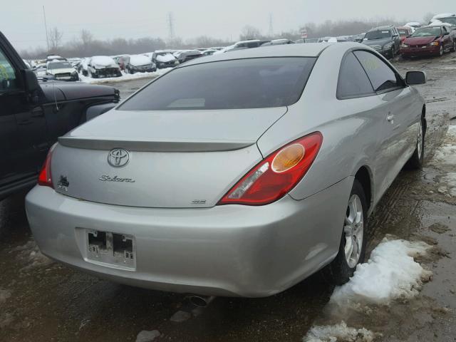 4T1CE38P26U606981 - 2006 TOYOTA CAMRY SOLA GRAY photo 4