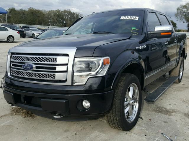 1FTFW1EF3EFA13020 - 2014 FORD F150 SUPER BLACK photo 2