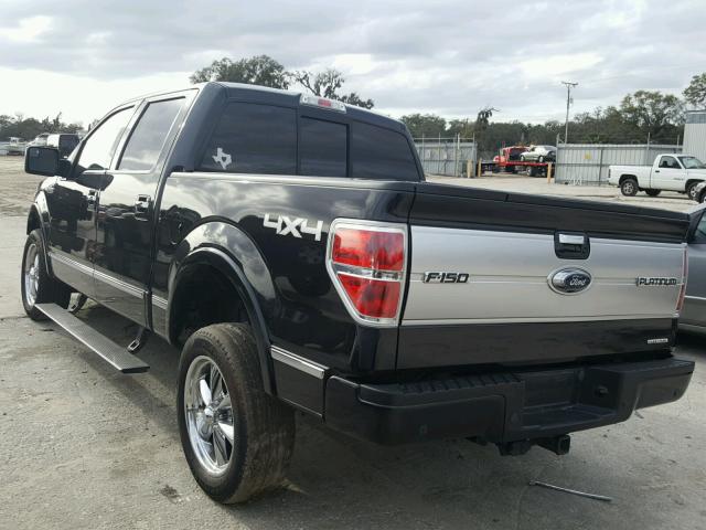 1FTFW1EF3EFA13020 - 2014 FORD F150 SUPER BLACK photo 3