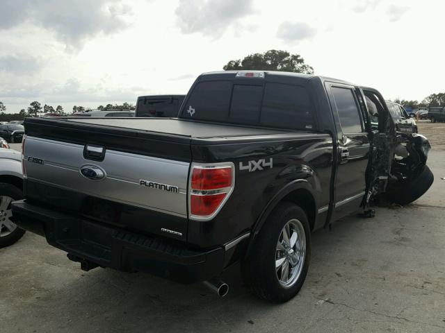 1FTFW1EF3EFA13020 - 2014 FORD F150 SUPER BLACK photo 4