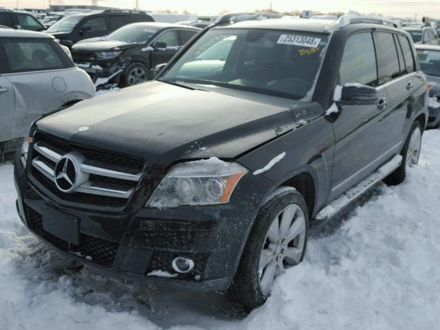 WDCGG8HBXAF286611 - 2010 MERCEDES-BENZ GLK 350 4M BLACK photo 2