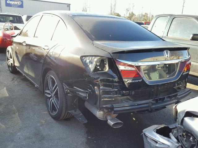 1HGCR2F58HA308090 - 2017 HONDA ACCORD SPO BLACK photo 3