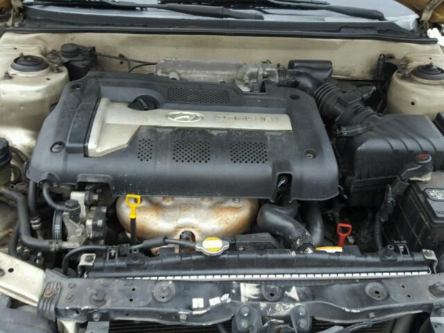 KMHDN46D86U369934 - 2006 HYUNDAI ELANTRA GL TAN photo 7