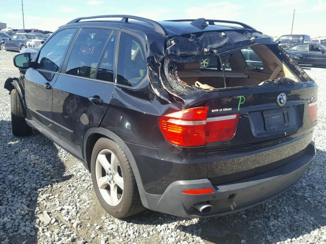 5UXFE43509L273377 - 2009 BMW X5 XDRIVE3 BLACK photo 3