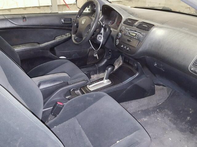 1HGEM22594L801028 - 2004 HONDA CIVIC LX GRAY photo 5