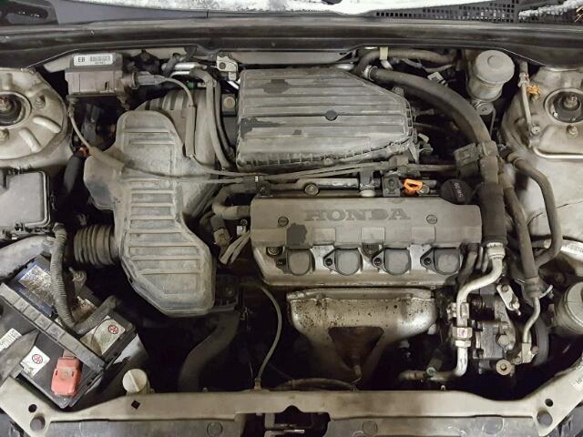 1HGEM22594L801028 - 2004 HONDA CIVIC LX GRAY photo 7