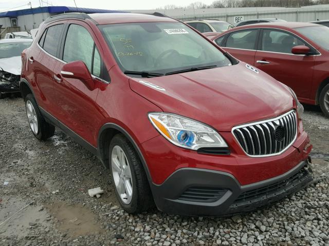 KL4CJASB4GB516272 - 2016 BUICK ENCORE RED photo 1