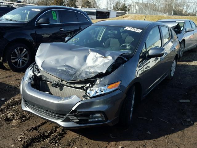 JHMZE2H52CS005129 - 2012 HONDA INSIGHT LX GRAY photo 2