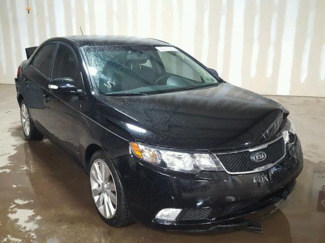 KNAFW4A35A5225301 - 2010 KIA FORTE SX BLACK photo 1