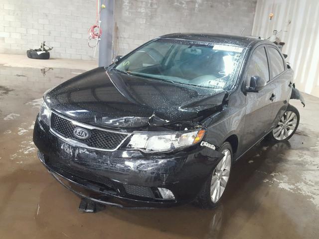 KNAFW4A35A5225301 - 2010 KIA FORTE SX BLACK photo 2