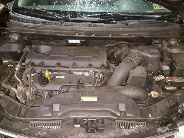 KNAFW4A35A5225301 - 2010 KIA FORTE SX BLACK photo 7