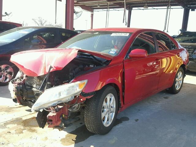 4T4BF3EK5BR162884 - 2011 TOYOTA CAMRY BASE RED photo 2