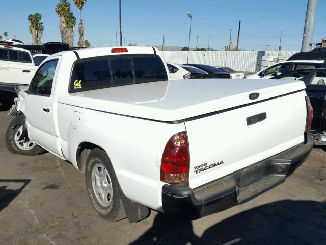 5TFNX4CN6EX037939 - 2014 TOYOTA TACOMA WHITE photo 3