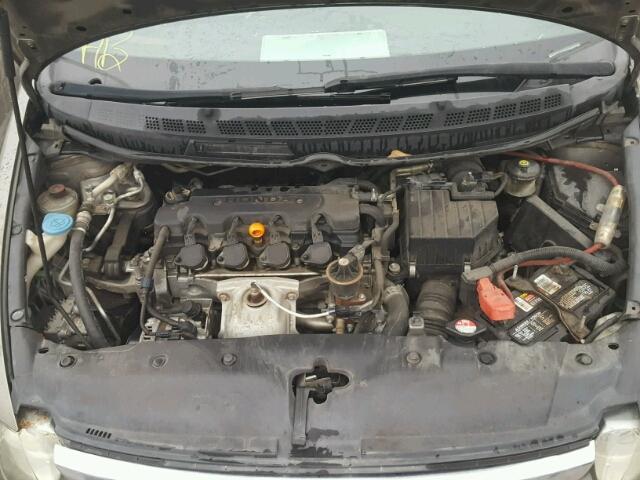 1HGFA16537L018227 - 2007 HONDA CIVIC LX GRAY photo 7