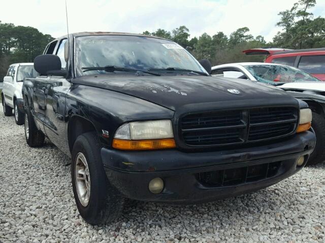 1B7GL2AN4YS645228 - 2000 DODGE DAKOTA QUA BLACK photo 1