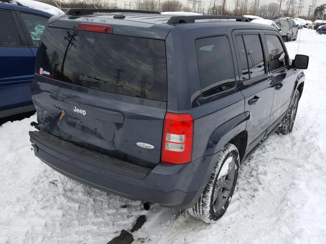 1C4NJPFA3ED850667 - 2014 JEEP PATRIOT LA GRAY photo 4