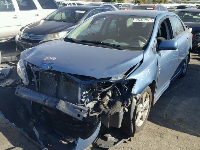 5YFBU4EE6DP199009 - 2013 TOYOTA COROLLA BA BLUE photo 2
