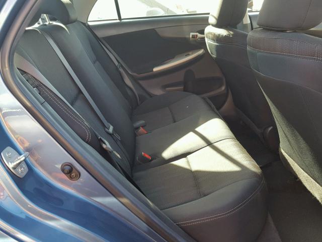 5YFBU4EE6DP199009 - 2013 TOYOTA COROLLA BA BLUE photo 6