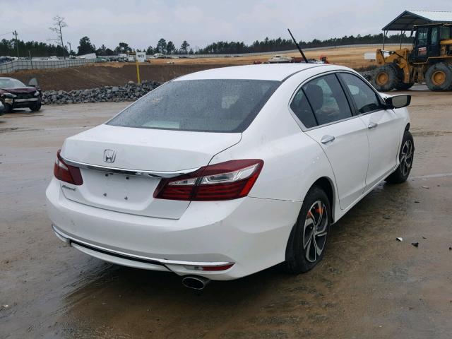 1HGCR2F3XGA226424 - 2016 HONDA ACCORD LX WHITE photo 4